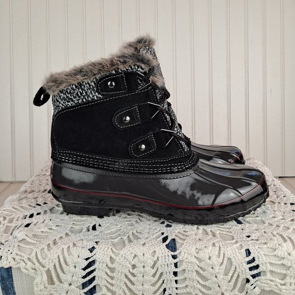 KHOMBU Lola Duck Boot Size 7 - Picture 3 of 14